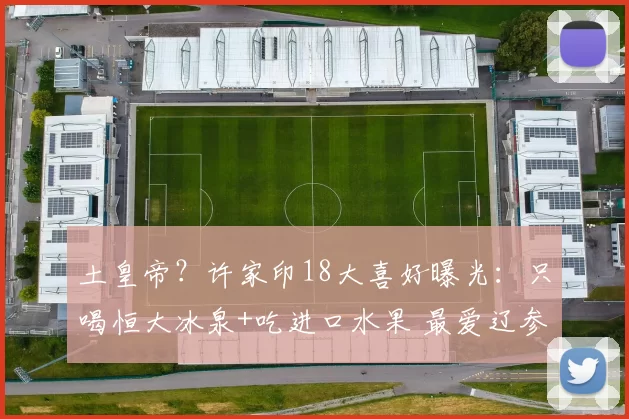 土皇帝？许家印18大喜好曝光：只喝恒大冰泉+吃进口水果 最爱辽参