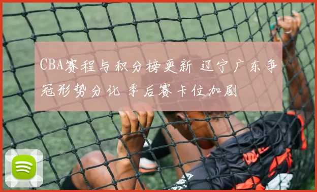 CBA赛程与积分榜更新 辽宁广东争冠形势分化 季后赛卡位加剧